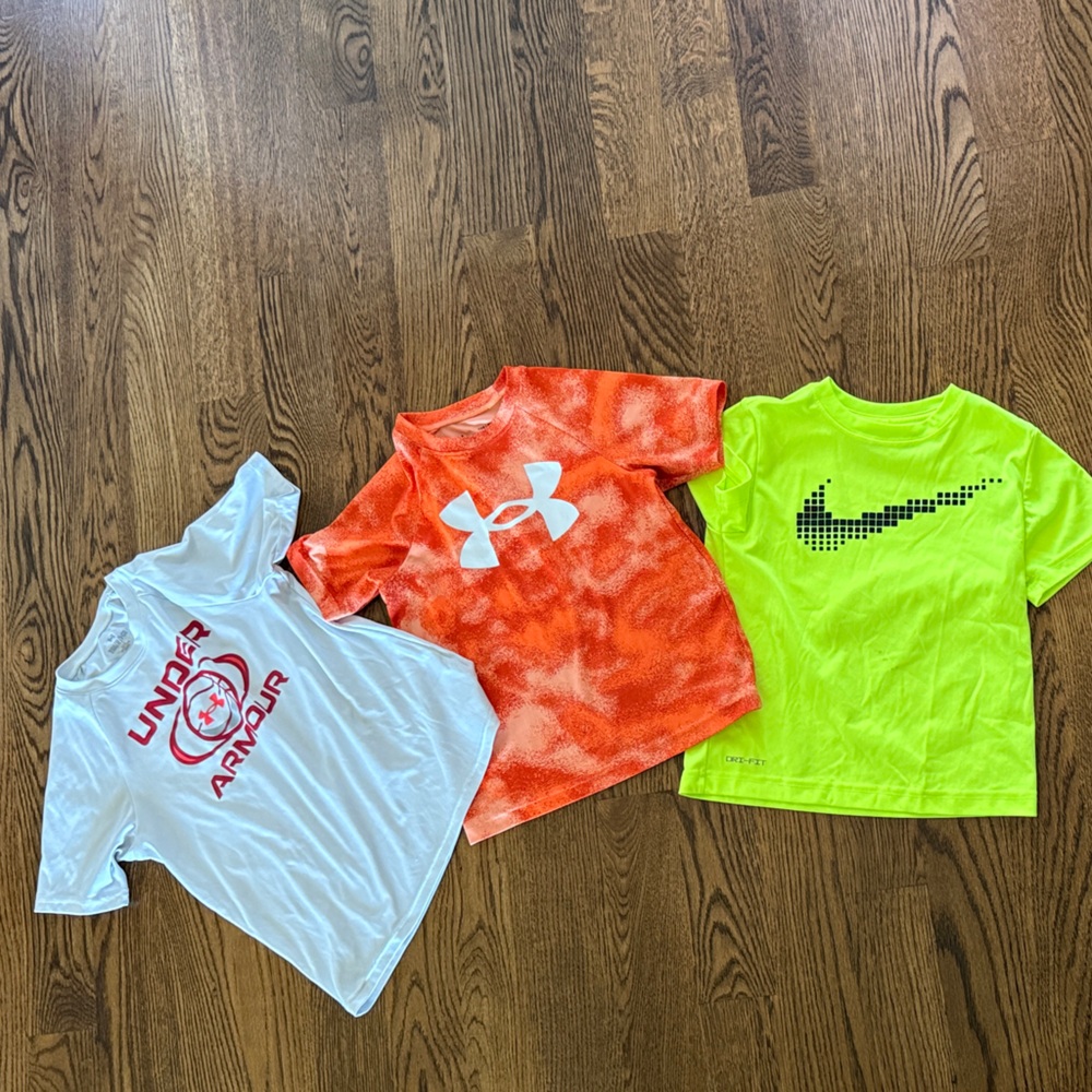 Under Armour White T-Shirt Dry-fit 3 pack!